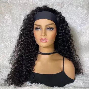 14” Mink hair headband wig